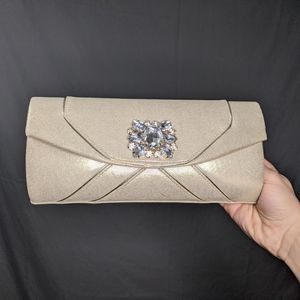 Gold clutch